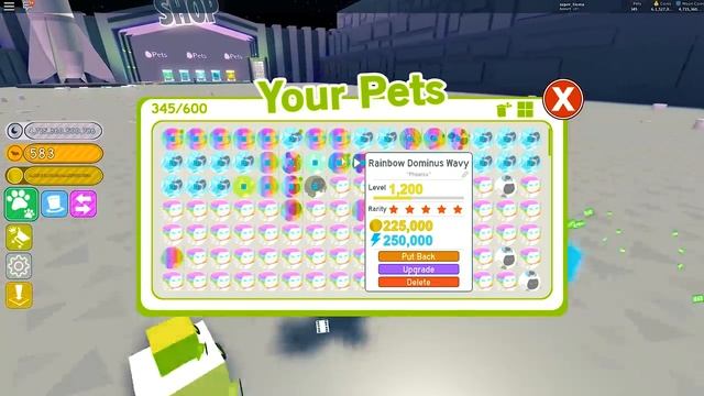 Роблокс РЕДКИЕ РАДУЖНЫЕ ПИТОМЦЫ не топ в СИМУЛЯТОР ПИТОМЦЕВ = ROBLOX по русски PET SIMULATOR смотреть онлайн