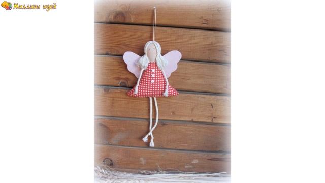 Новогодние игрушки и декор из лоскутков ткани смотреть онлайн