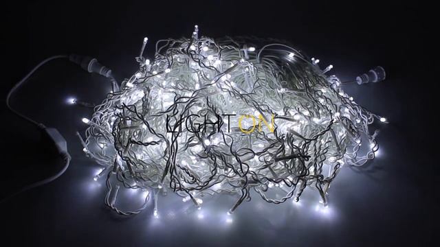 Гирлянда «Бахрома» 12,5 метров IP44 (flash-эффект) 500LED холодный свет смотреть онлайн