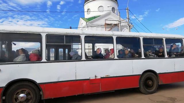 ЛИАЗ-677М в Арзамасе, 2018 год смотреть онлайн