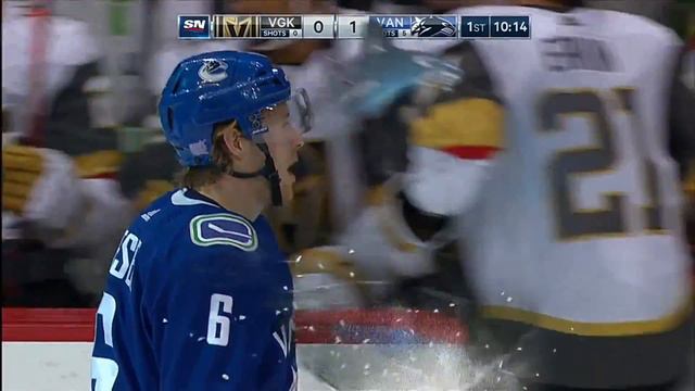 Elias Pettersson Incredible Pass to Set Up Brock Boeser Canucks Vs Knights 11/29/2018 [HD] смотреть онлайн