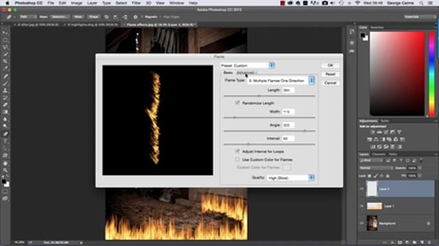 Add fire to photos with Photoshop's Flame filter смотреть онлайн