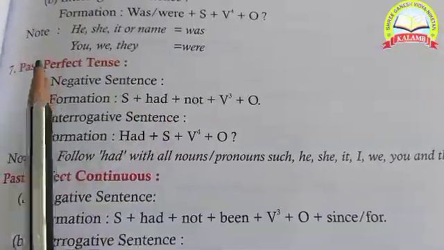 Std 5th Tense Sub-English Grammar смотреть онлайн