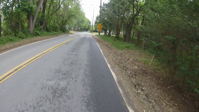 Biking Lawrence to D&R Canal Path via Franklin Corner, Mill Lewis, LHT смотреть онлайн