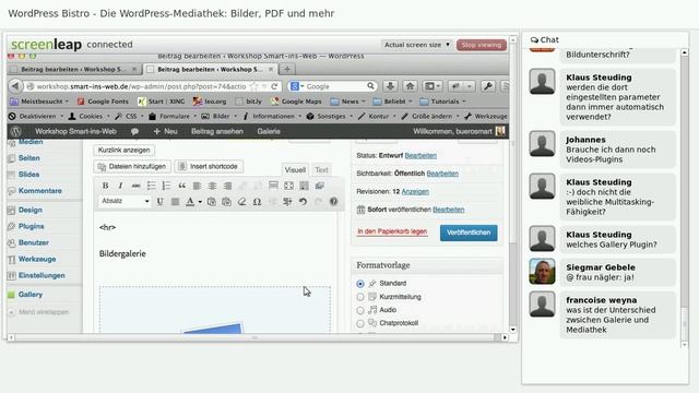 WordPress Bistro - Die Mediathek: Bilder, PDFs und mehr смотреть онлайн