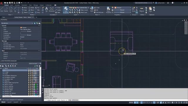 How to use the Scale Reference command in AutoCAD смотреть онлайн