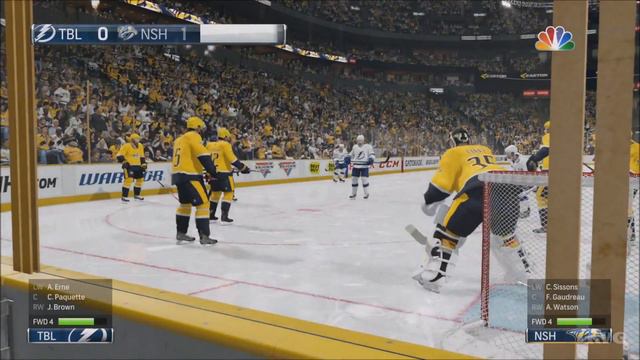 NHL 18 - Nashville Predators vs Tampa Bay Lightning - Gameplay (HD) [1080p60FPS] смотреть онлайн