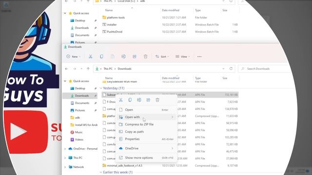 How to INSTALL APK in Windows 11 by Drag or Double-Click | SideLoad Android Apps on Windows 11 смотреть онлайн