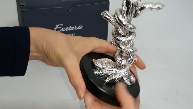 Статуэтка "Змейка на дереве" с посеребрением смотреть онлайн