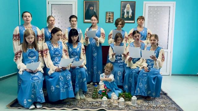 Рождественское поздравление старшей группы воскресной школы Казанского собора Лебедяни смотреть онлайн