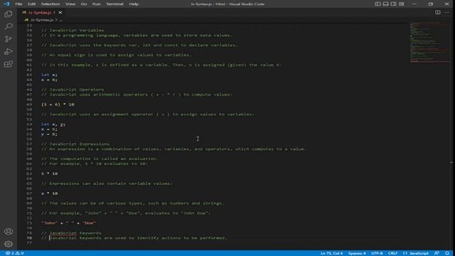 How to get started with JavaScript Syntax- Guide to Beginners смотреть онлайн