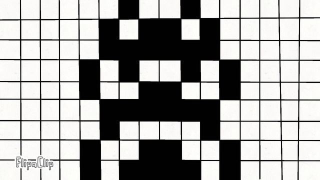 как нарисовать кота по клеточкам смотреть онлайн