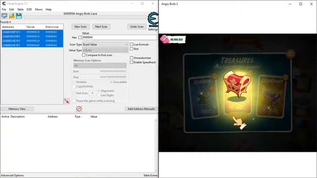How to hack ANGRY BIRDS 2 by cheat engine pc смотреть онлайн