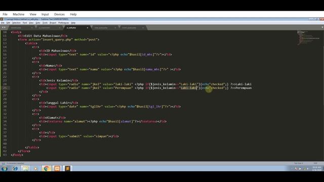 #6 - Membuat halaman Edit Data menggunakan PHP Native dan MySql - Native PHP смотреть онлайн