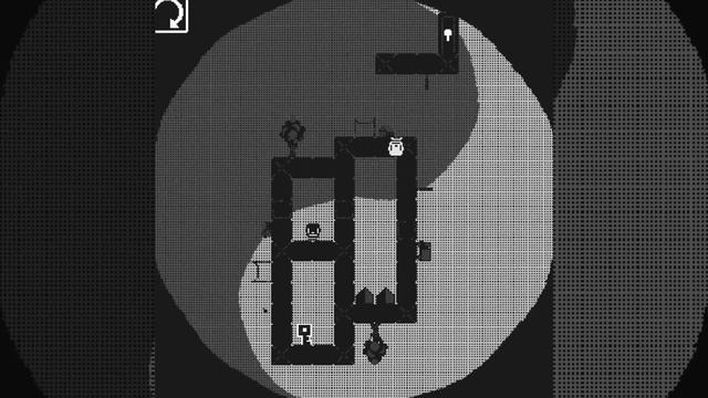 Yin and Yang: A Brain-Breaking Little Pixel Art Puzzle Game Where Opposites Cooperate & Trade Place смотреть онлайн
