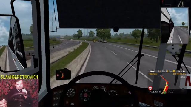 Euro Truck Simulator Ездим на икарусе ! смотреть онлайн