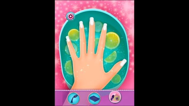 Princess Manicure Nail Salon Gameplay Kids Beauty Game смотреть онлайн