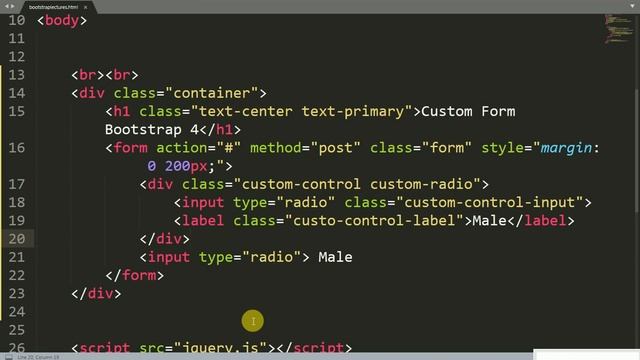 Lec # 32 Custom Form in Bootstrap 4 Urdu Hindi How To Create Custom Form Validation Bootstrap 4 Urd смотреть онлайн