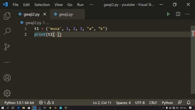 #16. Python Tuple | koyon programming da hausa смотреть онлайн