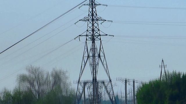 Железная опора Высоковольтной Линии Электропередачи ЛЭП, Часть 3