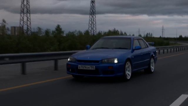 Nissan Skyline R34 г.Ханты-Мансийск