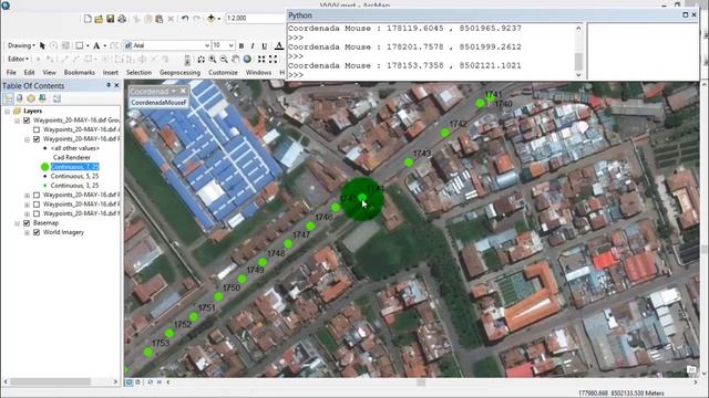 ARCGIS OBTENER LAS COORDENADAS DEL CURSOR DEL MOUSE CLICK MOUSE смотреть онлайн