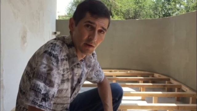 Ремонт балкона. Деревянный пол. смотреть онлайн