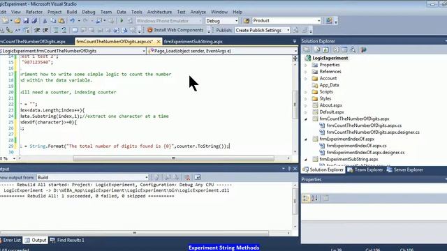 Experiment indexOf, SubString, Response.Cookies and Request.Cookies - Part 2 смотреть онлайн