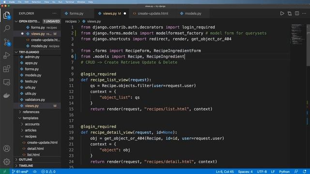 61 - Manage QuerySets with Django Formsets + modelformset factory - Python & Django Tutorial Series смотреть онлайн