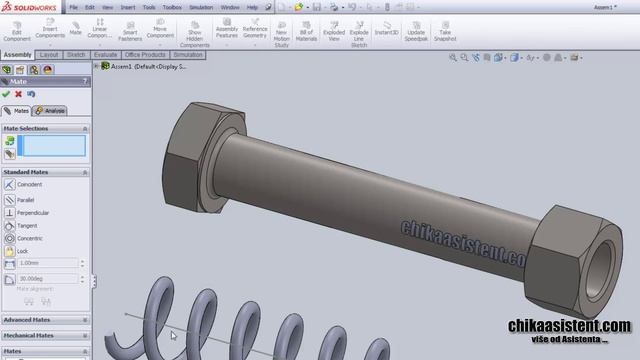 Motion study u SolidWorks-u - chikaasistent.com смотреть онлайн