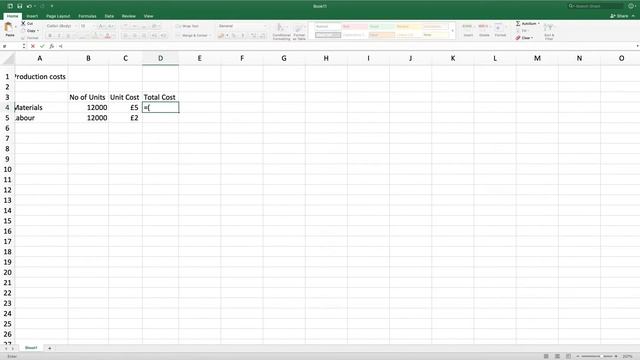 AAT Level 3 Osborne Book Excel Chapter 2 Exercise 1 Stage 1 смотреть онлайн