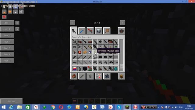 майнкрафт 100 модов + мод на оружие смотреть онлайн