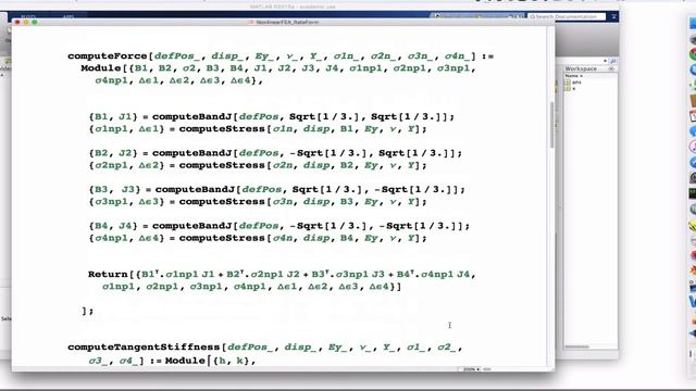 Nonlinear FEA code example (plasticity) смотреть онлайн