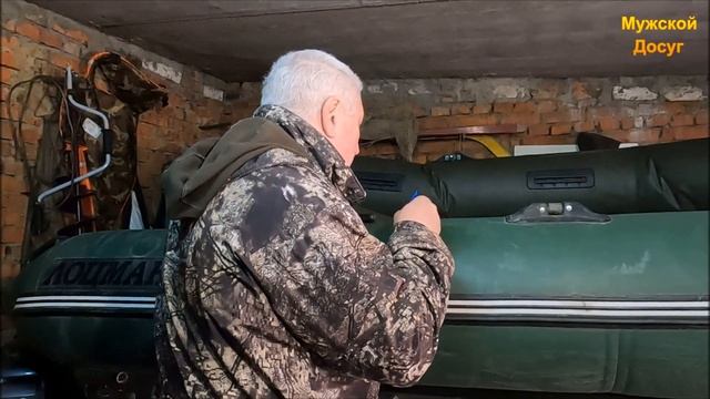 Ремонт лодки ПВХ "Замена шайб леера" смотреть онлайн