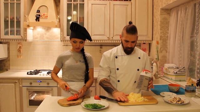 Пицца на куриной основе (без теста) смотреть онлайн