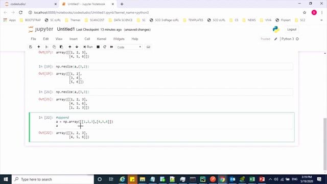 Python Numpy Tutorial 3 - Array Manipulation смотреть онлайн