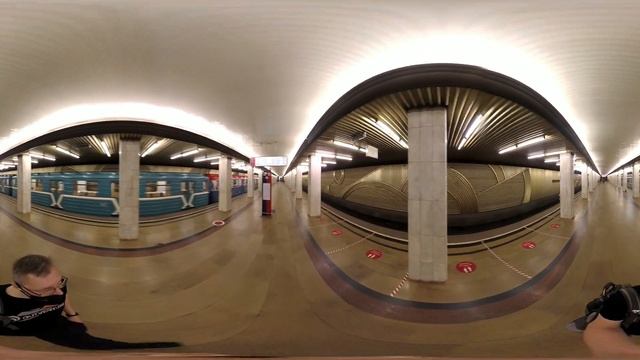 Бульвар Рокоссовского. Ретропоезд «Сокольники». Московское Метро. 4К 360 VR Video. Moscow Subway. смотреть онлайн