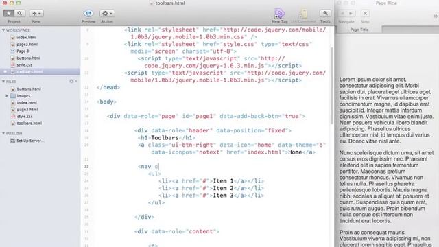 KIB216 Advanced Web - Tutorial - jQuery Mobile смотреть онлайн