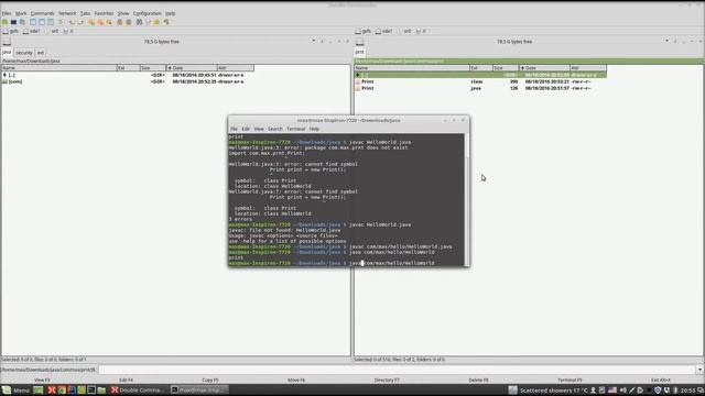 Урок по Java 63: Как компилировать и запускать классы через коммандную строку, плюс classpath смотреть онлайн