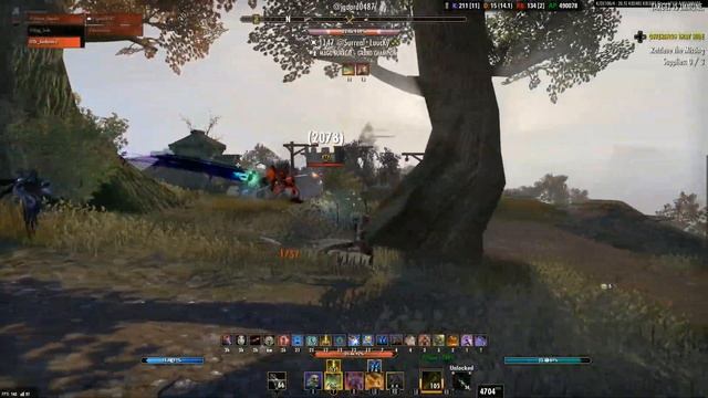 ESO Stamina Speed Bow Necromancer PvP Gameplay | Necrom Build summary at end смотреть онлайн