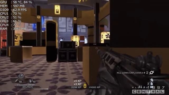 Rainbow Six: Vegas 2 (2008) Gameplay | Core 2 Quad Q9300 | AMD Radeon R7 250 | 4GB RAM смотреть онлайн