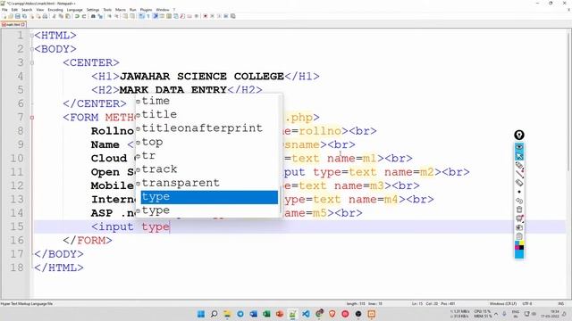 Open Source Programming - PHP Introduction (Message Passing Mechanism between pages) смотреть онлайн