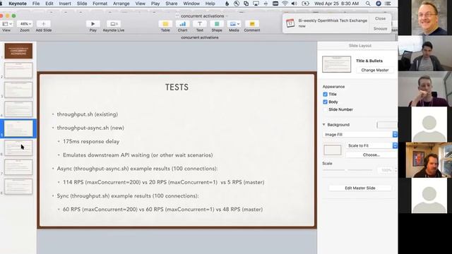 2018-04-25 Apache OpenWhisk Tech Interchange - Zoom meeting смотреть онлайн