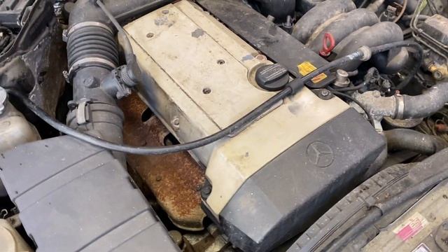 38196 Mercedes-Benz A124 320E Cabriolet Complete Engine M104.992 1040111201 смотреть онлайн