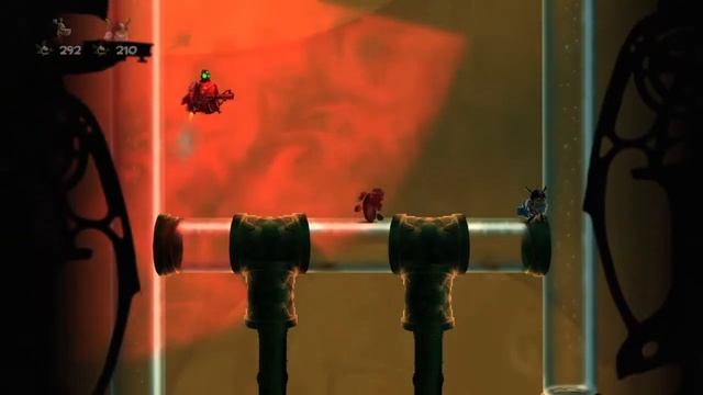 прохождение Rayman Legends #18 20000 люмов под водой/засада на подъемнике/всегда найдется рыба смотреть онлайн