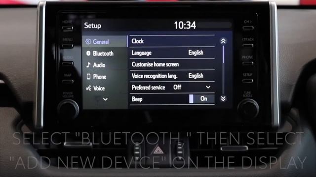 Toyota Touch & Go - How to set up and connect your phone to Bluetooth смотреть онлайн