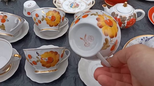 ЧАЙНІ СЕРВІЗИ. БАРАХОЛКА ПОЧАЙНА 01.10.2023 УКРАЇНСЬКИЙ ПОРЦЕЛЯНОВИЙ ПОСУД UkrainePorcelain