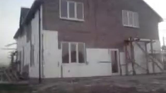 Строительство двухэтажного дома, на два входа. смотреть онлайн