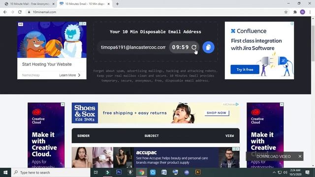 HOW TO MAKE A TEMPORARY EMAIL ADDRESS/ смотреть онлайн