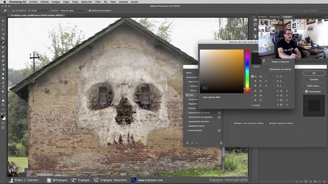 Cómo crear un graffiti realista en Photoshop смотреть онлайн